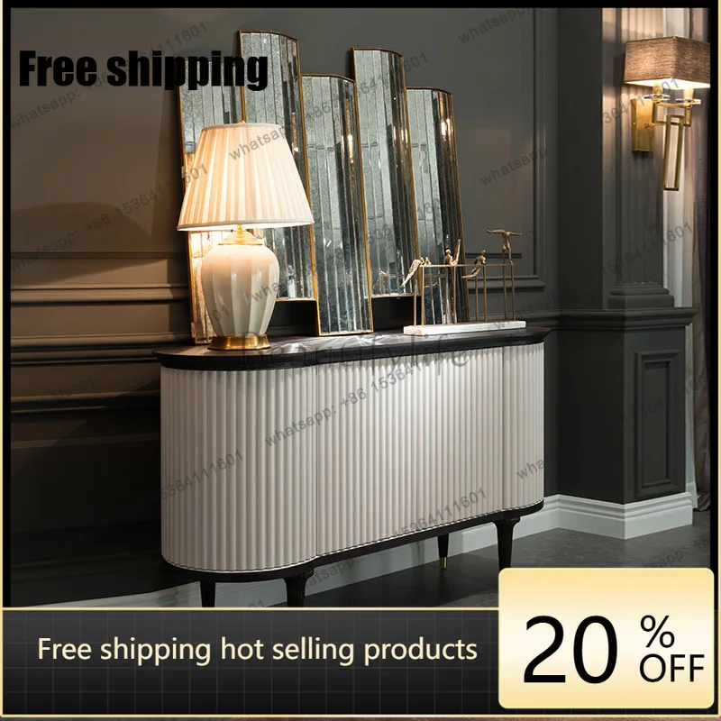 hot   Modern solid wood storage side cabinet side cabinet