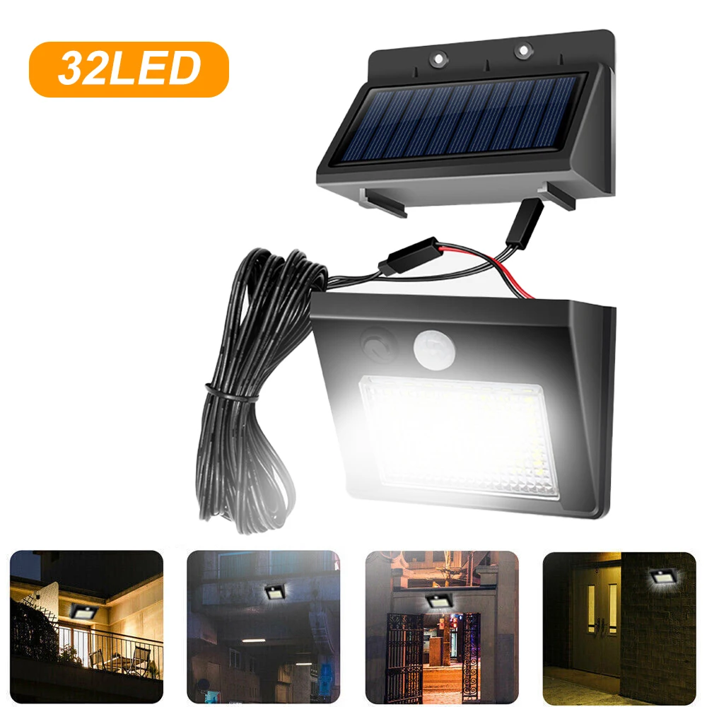 32LED 48 LED Solar Motion Sensor Lights Waterproof Human Body Induction Wall Light Solar Powered Street Light Garden Decoration