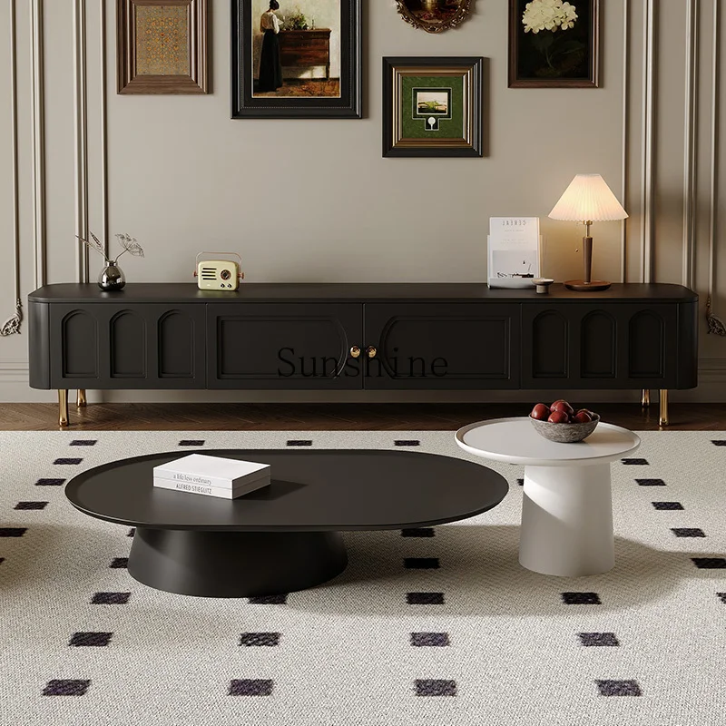 

TV cabinet coffee table combination modern living room furniture low cabinet