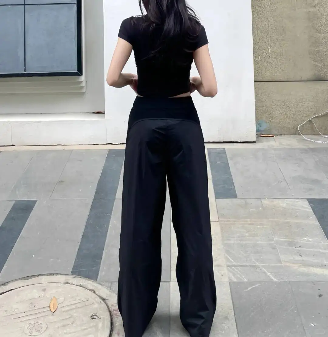 

Women S High Waist Summer Mesh Insert Wide Leg Yoga Breathable Tennis Workout Pants