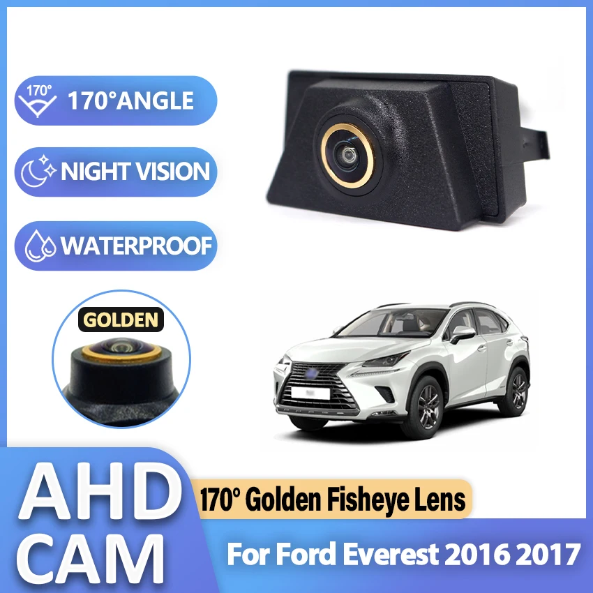 AHD 1080P 170° Golden Fisheye Car Front Grille Camera Front View camera HD For Lexus NX AZ10 NX200t NX300h 2017~2019 2020