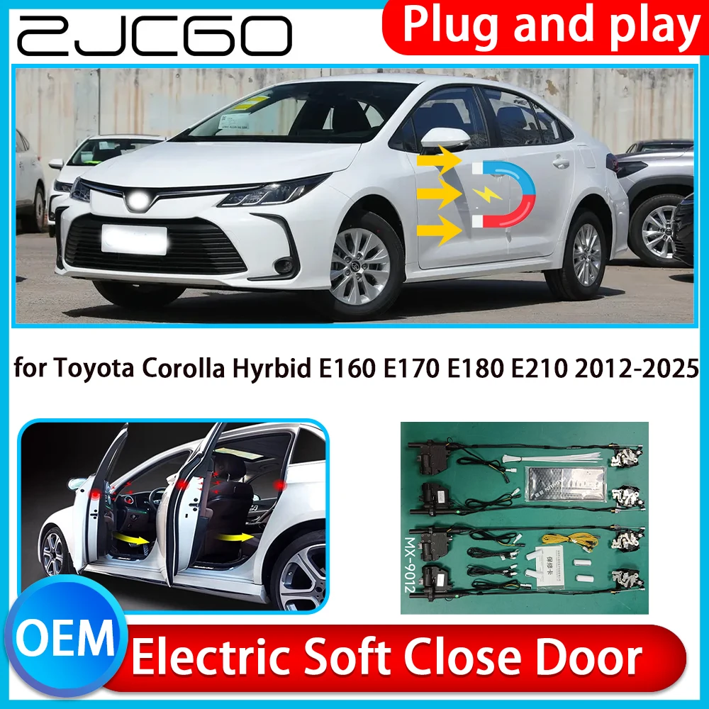 for Toyota Corolla Hyrbid E160 E170 E180 E210 Auto Pull Car Soft Close Kit Door Power Latch Electric Door Catch Soft Closing