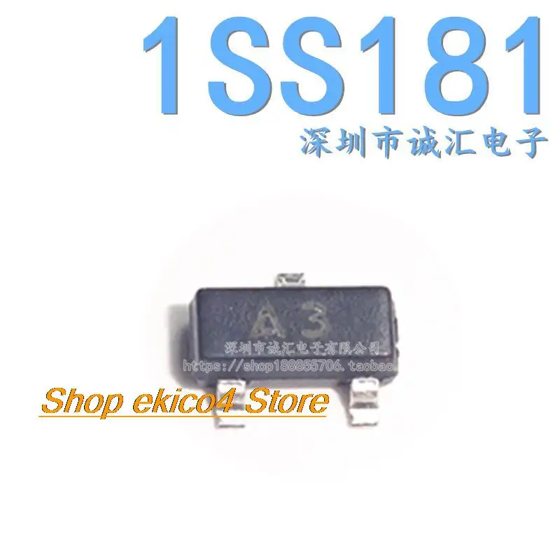 Original stock 100 1SS181 A3 SOT-23 80V/100mA 