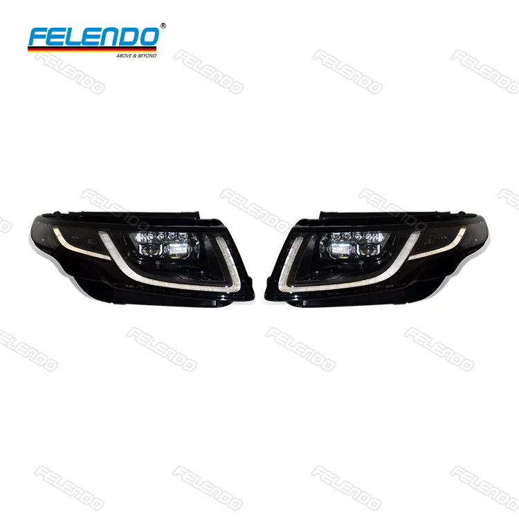 FELENDO Hot Sale for Range a Rover Evoque sport headlight 2012-2019 Car HID XENON Dynamic Flashing Upgrade LED Headlamp