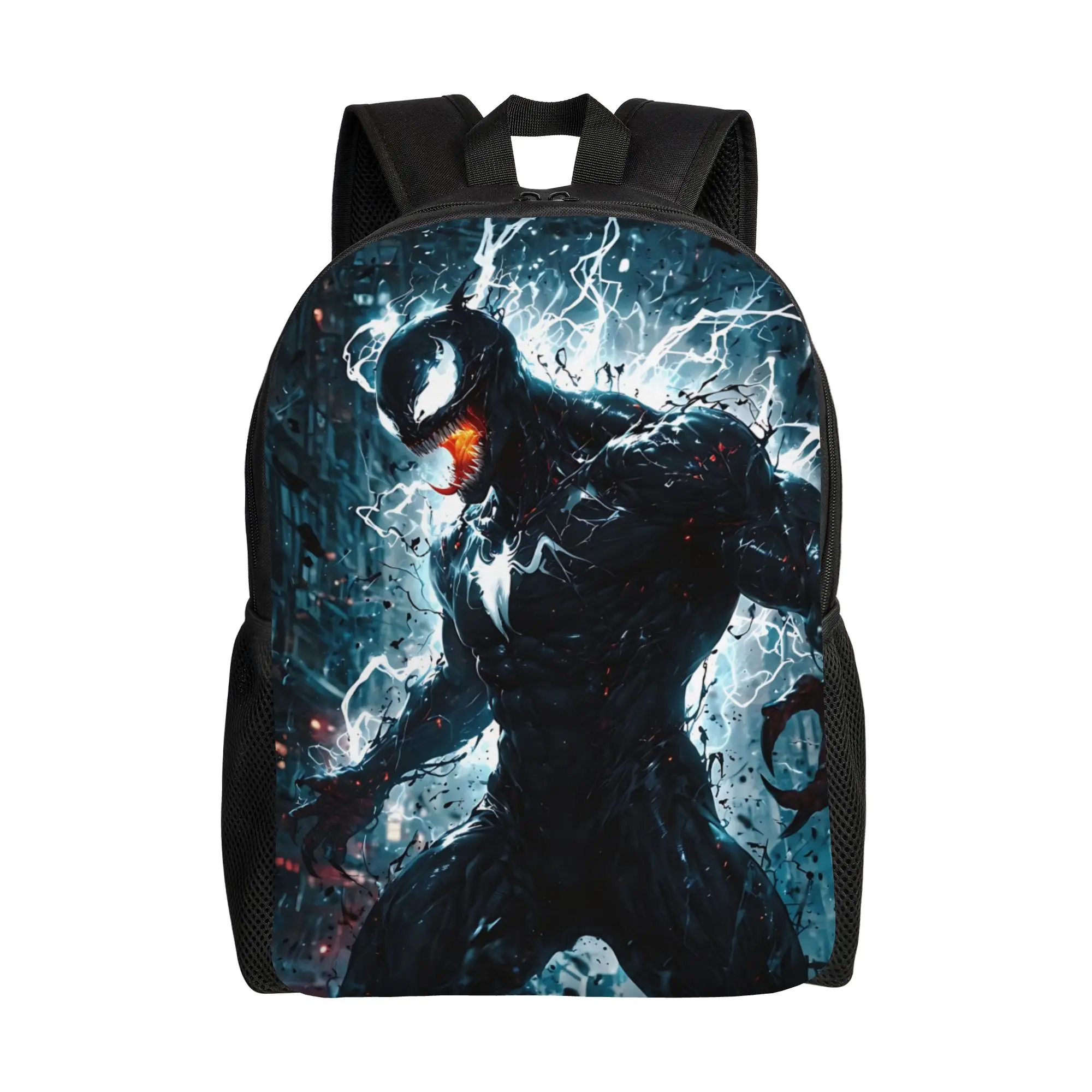 

1PC Fashion Backpacks Venom Hero Daypack Cool demon superhero Kawaii Hiking Sturdy Shoulder Rucksack