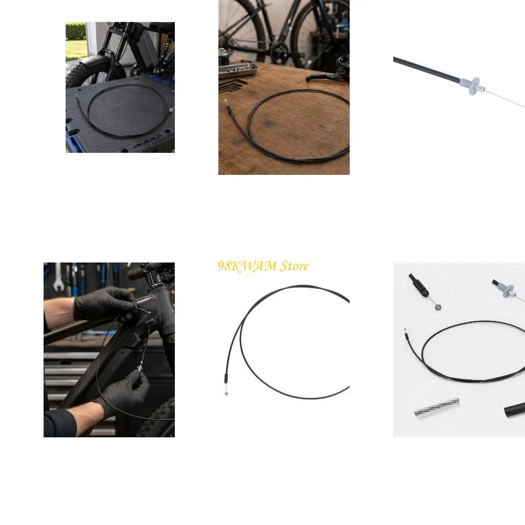 Front Opening Release Cable 53630-53030, Metal Access Cable Assembly for 2006-2013 Engine Bay 68UF