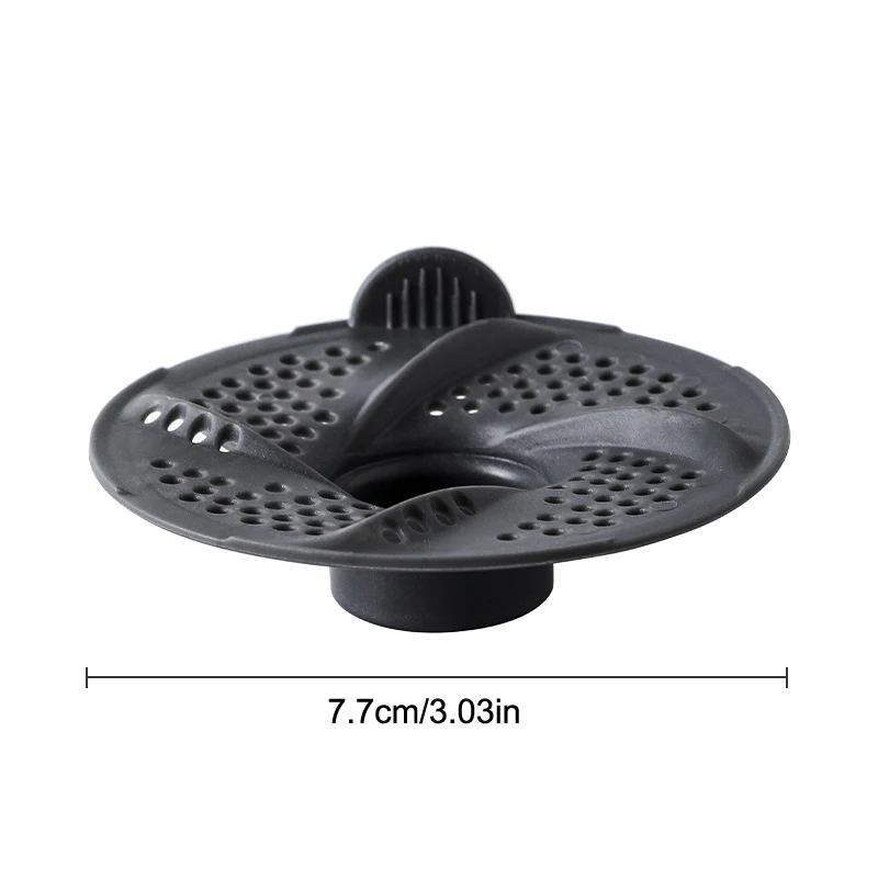 ● Bathtub Drain Hair Catcher, Tub Hair Catcher Drain Protector Strainer, Shower Hair Drain Catcher Strainer, 3PCS view 6