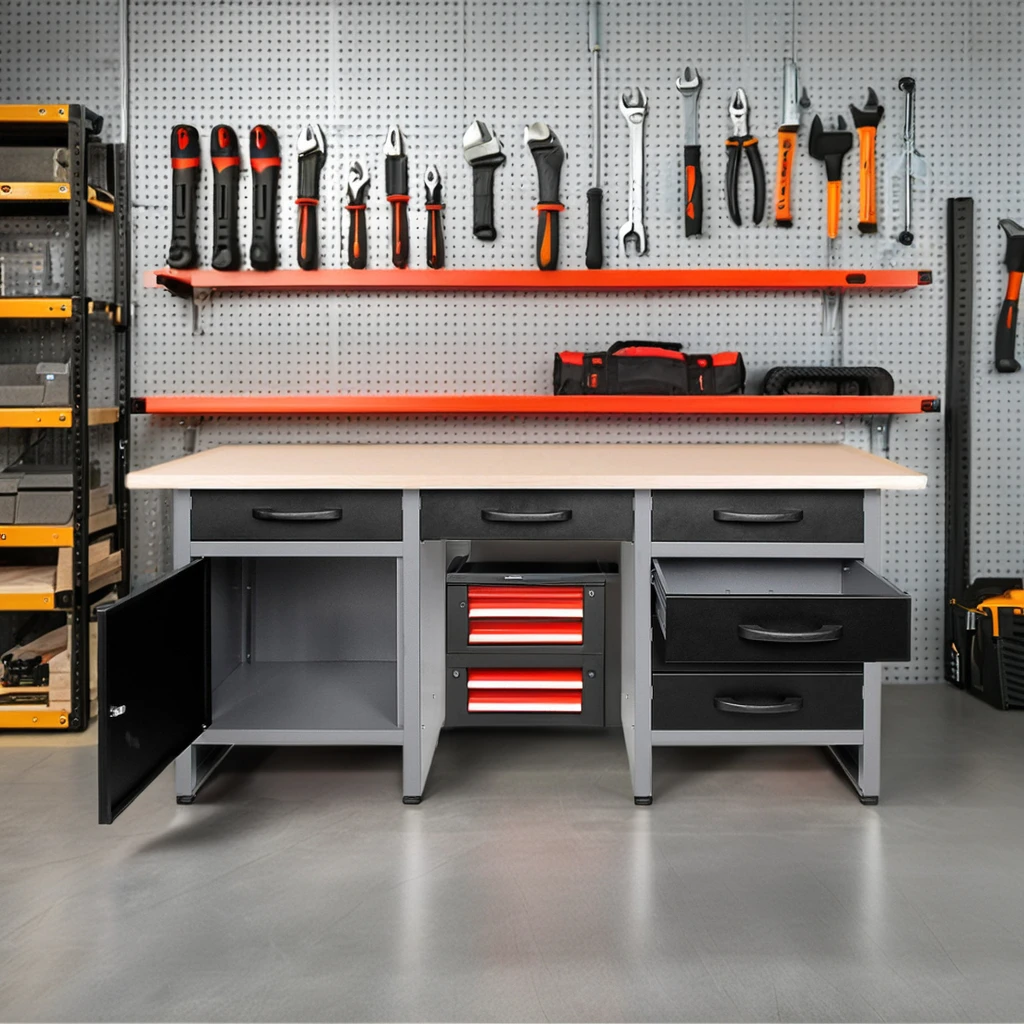 

Factory Best Selling Storage Workbench Tool Chest Modular Tool Cabinet System for Mechanic Garages