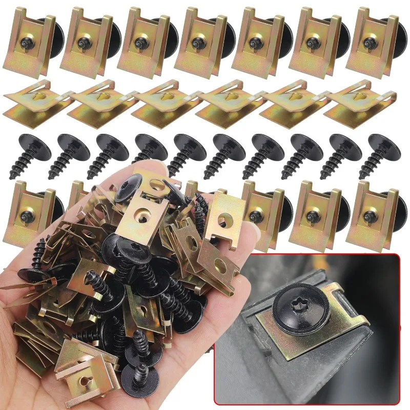 Car Engine Cover Undertray Splash Guard Wheel Arch Torx Screw Retainer Auto Fastener Clip for VW Audi A1 A3 A4 A5 Q5 Q7 TT SEAT