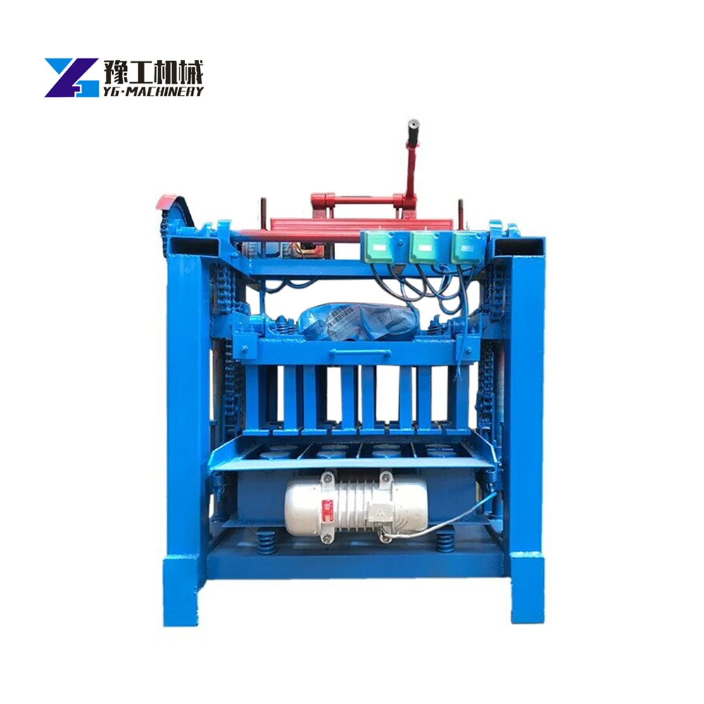 2024 Semi Automatic Brick Making Machine To Produce Precast Concrete Blocks Iterlocks Cobblestones