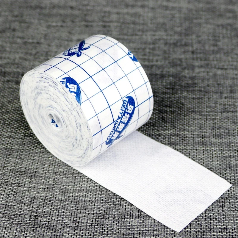 2Roll/lot 5cmx5m Patches Wound  Strip Curved Non-woven Adhesive Healing First Aid Bandage Breathable Dressing Fixing Tape