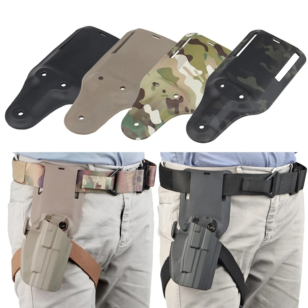 Tactical Drop Leg Band Strap Quick Locking System Kit for Glock17 M9 Pistol Holster Platform Adapter with QLS 19 22 Hunting Gear view 6