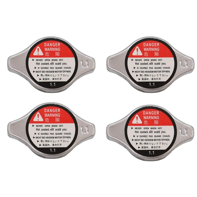 4X Radiator Cap, Replace 19045-RAA-003,For Honda, Acura - Accord, Civic, CRV, Elements, Fit, Odyssey, Pilot, Ridgeline,