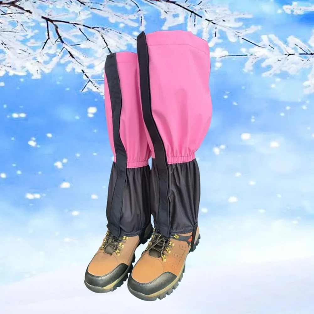 Lightweight Waterproof Hiking Boot Covers with Double Stability Protection for Snow Sand and Water Outdoor Activities