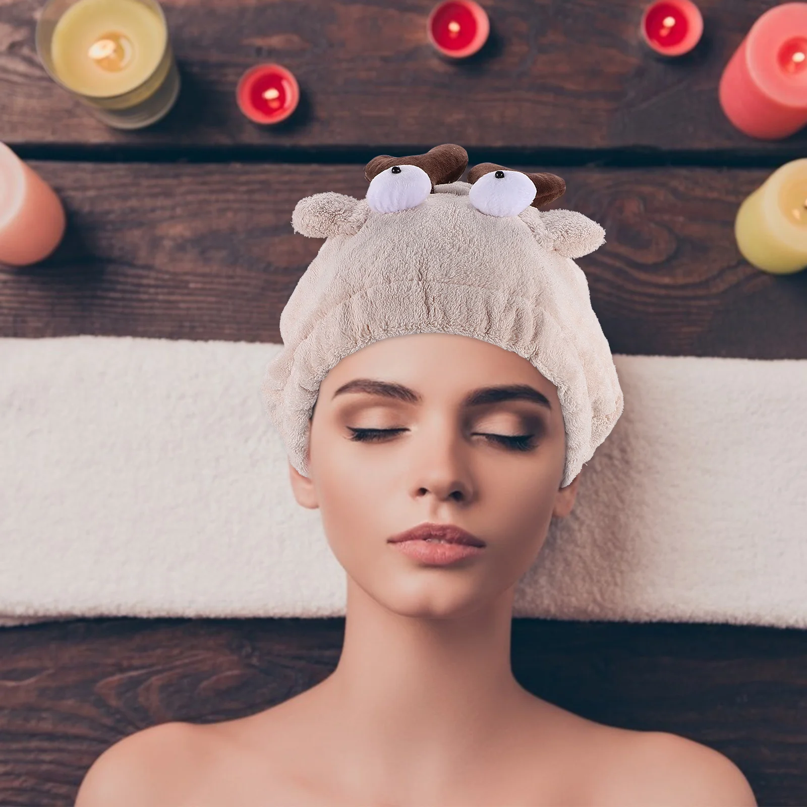 

1pc Dry Cap Towel Bathing For Hair-Drying Cap Women Men Dry Hat Shower Hair Drying Hair Towel Drying Hat