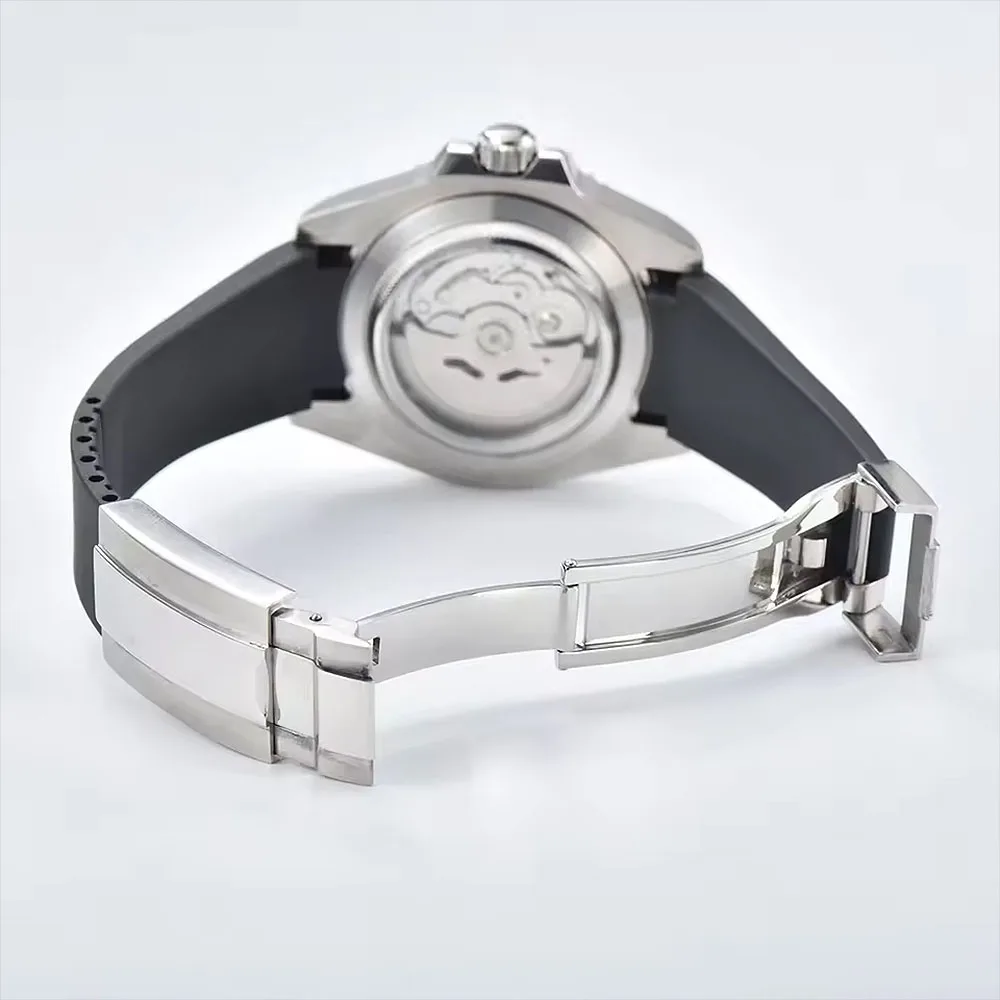 المطاط حزام الساعات 20 مللي متر ل NH35 حالة الغواصة GMT اكسبلورر دايتونا مقاوم للماء الرياضة 9x16 مللي متر مشبك حزام ساعة سيليكون