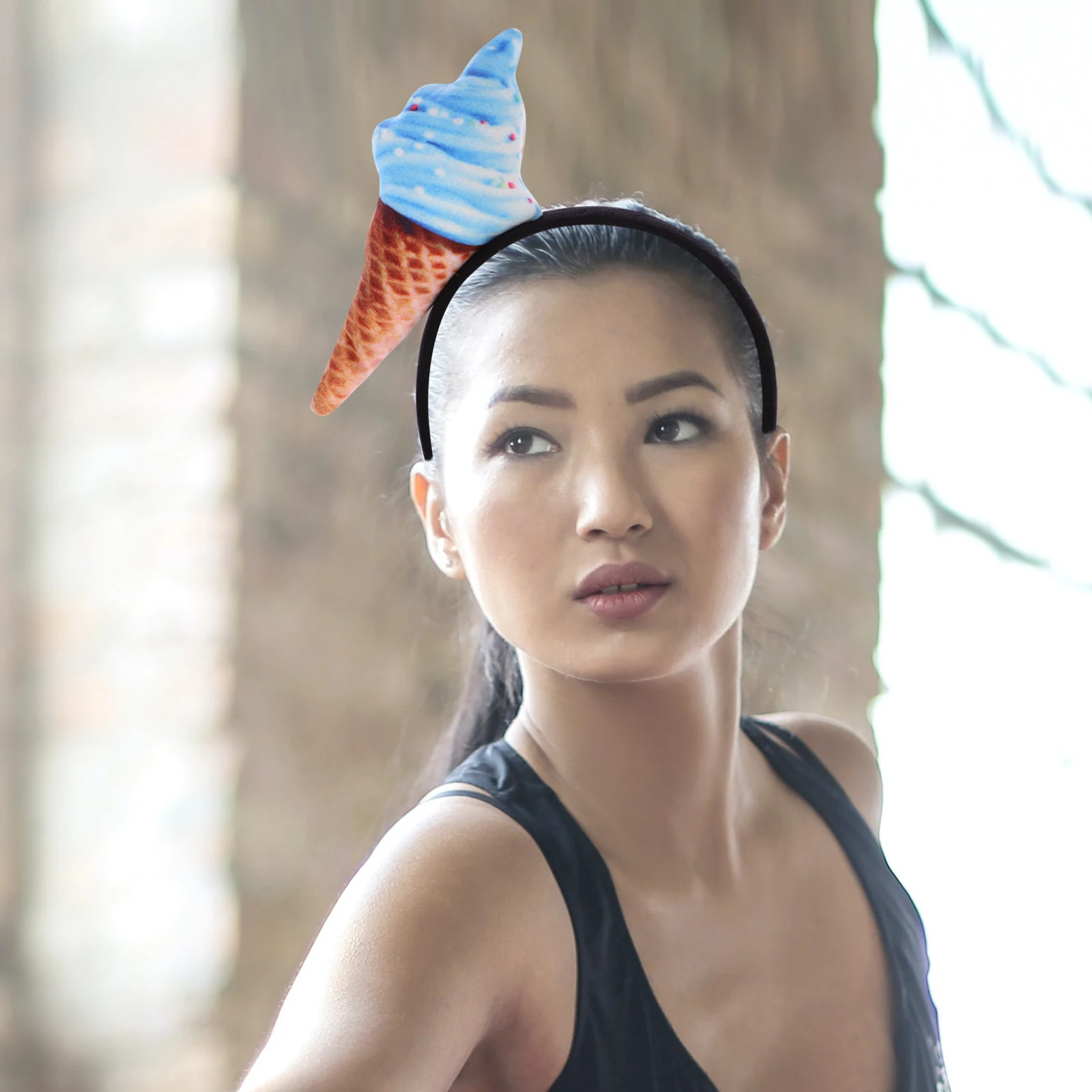 

Ice Cream Headband Set of Fabric Hair Bands for Women Girls Party Cosplay Washing Face Daily Wear Hair Decor