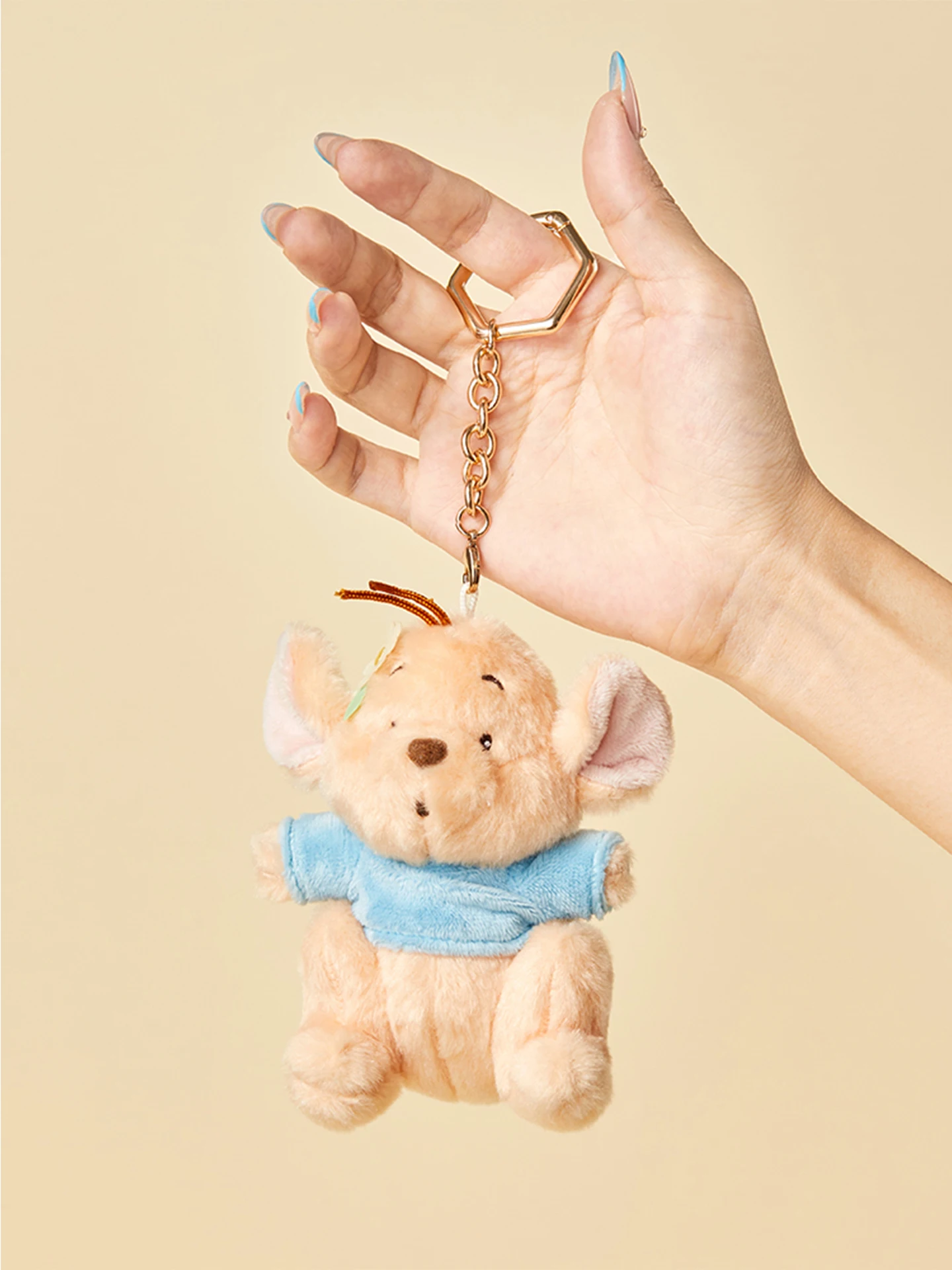 

Disney Series Roo with Flower Hair Clip Keychain - Cute Plush Kangaroo Headband Accessory for Girls Fashion Gift