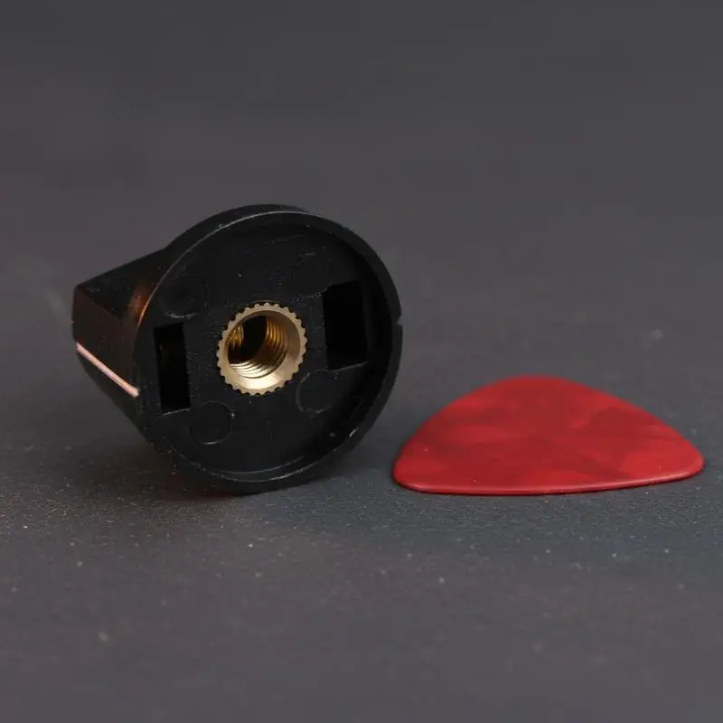 Portable Potentiometer Knobs 10PCS 6mm Shaft for Guitar  Volume Control Audio Mixer Replacement Accessories DIY Kit