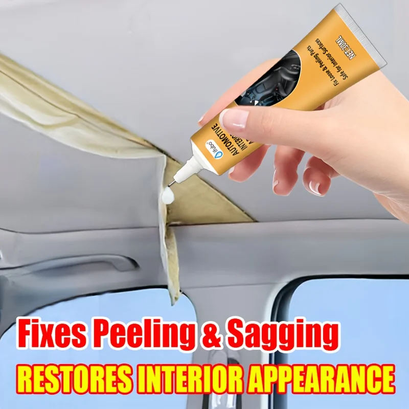 Auto Interior Liquid Adhesive Heat Resistant Instant Bond Car Roof Dashboard Door Panel Armrest Bumper Fix No Disassembly Needed view 2