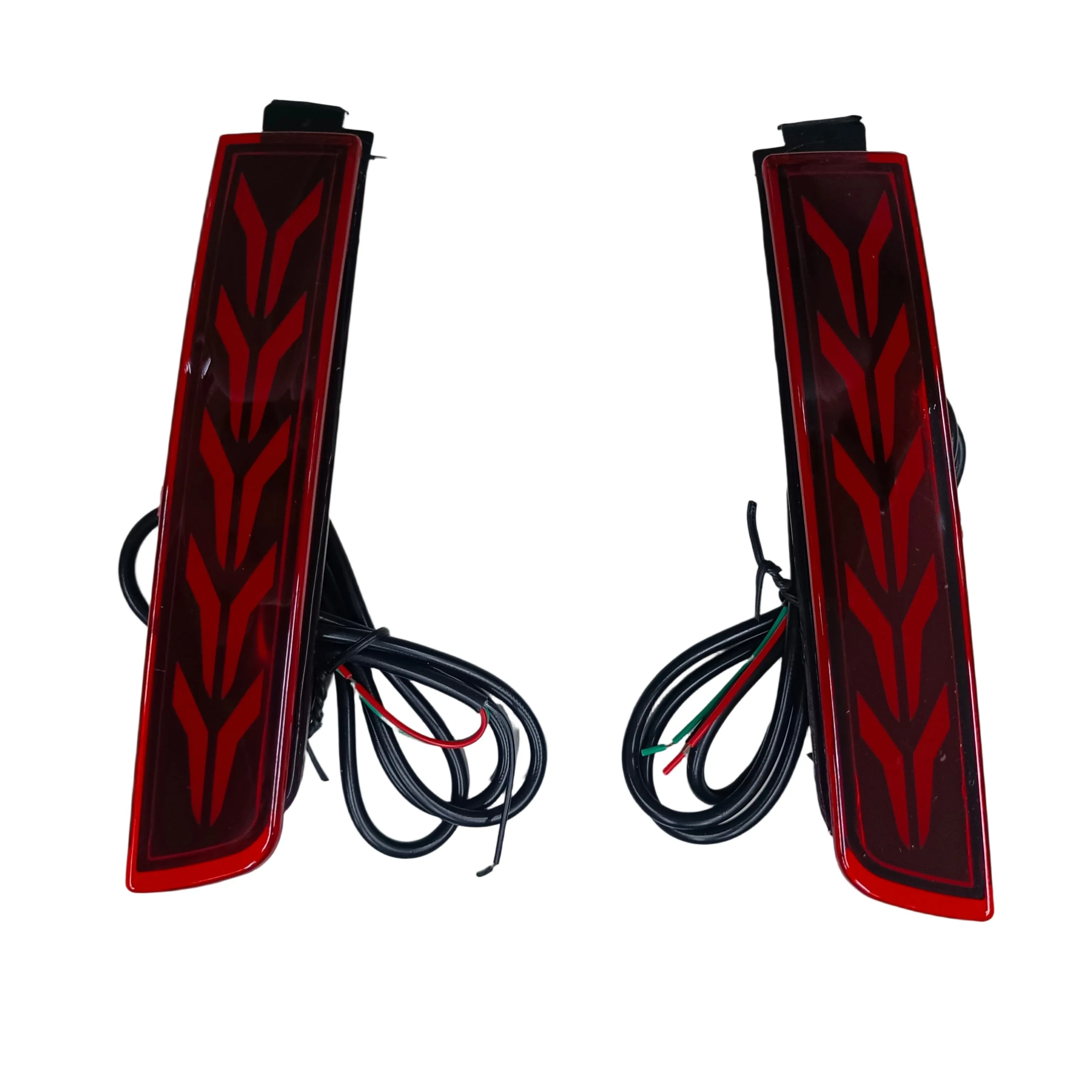 2 قطعة سيارة LED المصد الخلفي عاكس ضوء الذيل مصباح مكبح لنيسان ركلات سنترا جوك مورانو كويست تيرا إنفينيتي 2010 #6