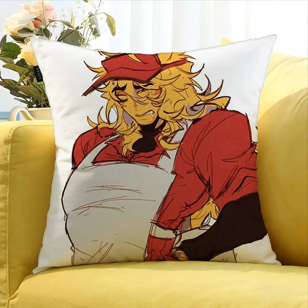 Pizza Elliot Forsakens  Various Sizes Square Pillow Case For Car Home Bedchamber Decor