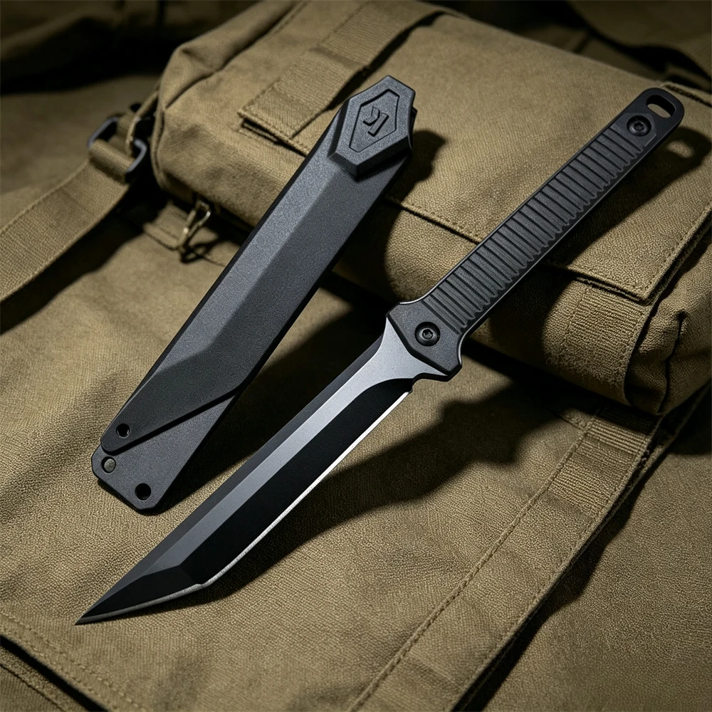 Edc Fixed Blade Deep Carry - Couteau d'extérieur à lame fixe 4008