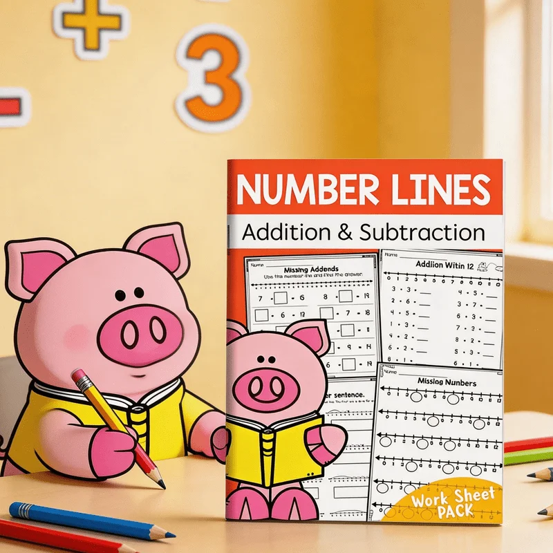 Math and Arithmetic Workbook Addition and Subtraction Within 30 Number Fill in The Blank Game Including Various Fun Number Games
