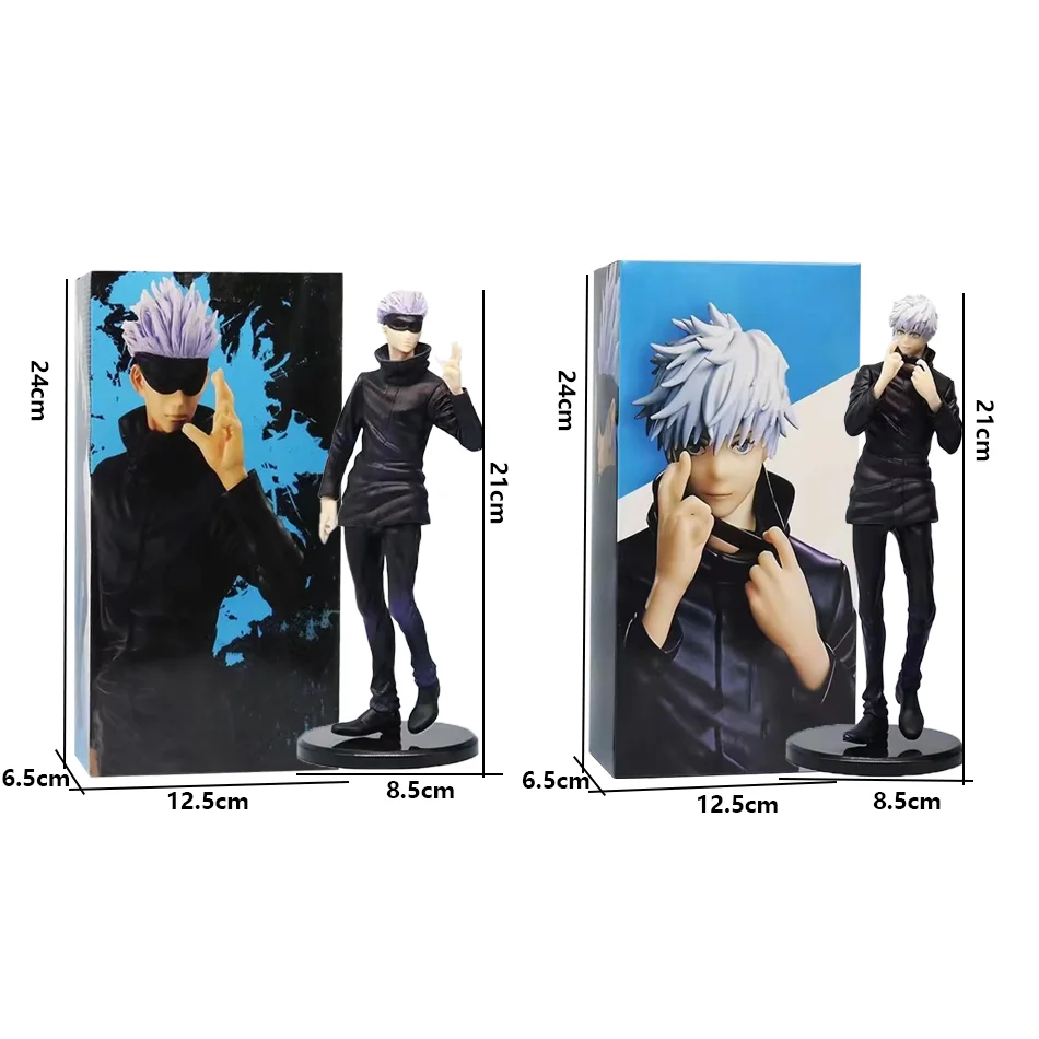 Nouveau 21CM Anime Jujutsu Kaisen Satoru Gojo Figure tête Interchangeable modèle jouet cadeau Collection Itadori Yuji figurine PVC