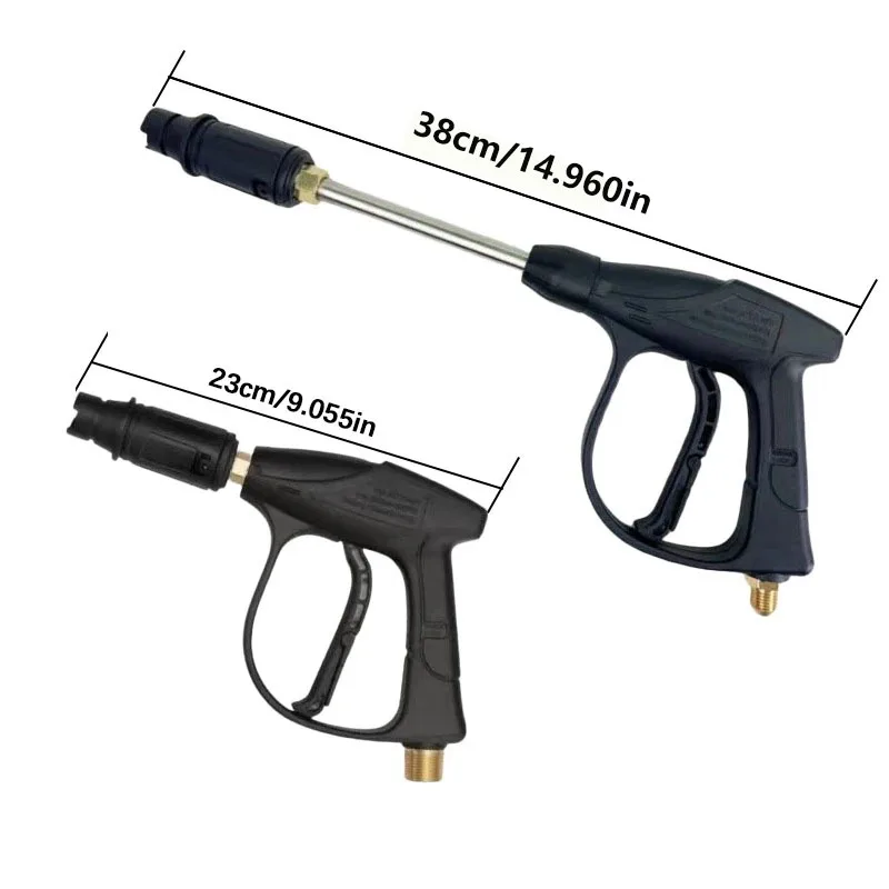 Hochdruckreiniger-Pistole, Autowasch-Sprühpistole, mit Verlängerungsrohr-Set, verstellbar, hochtemperaturbeständig – Detail 5