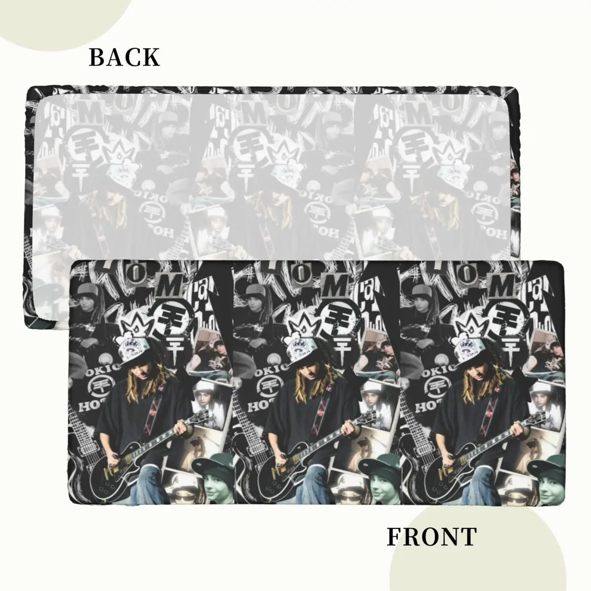 Tokio Hotel Tom Kaulitz Music Band Custom Rectangular Tablecloth Oilproof Table Cover for Festival Party Decorations Table Cloth