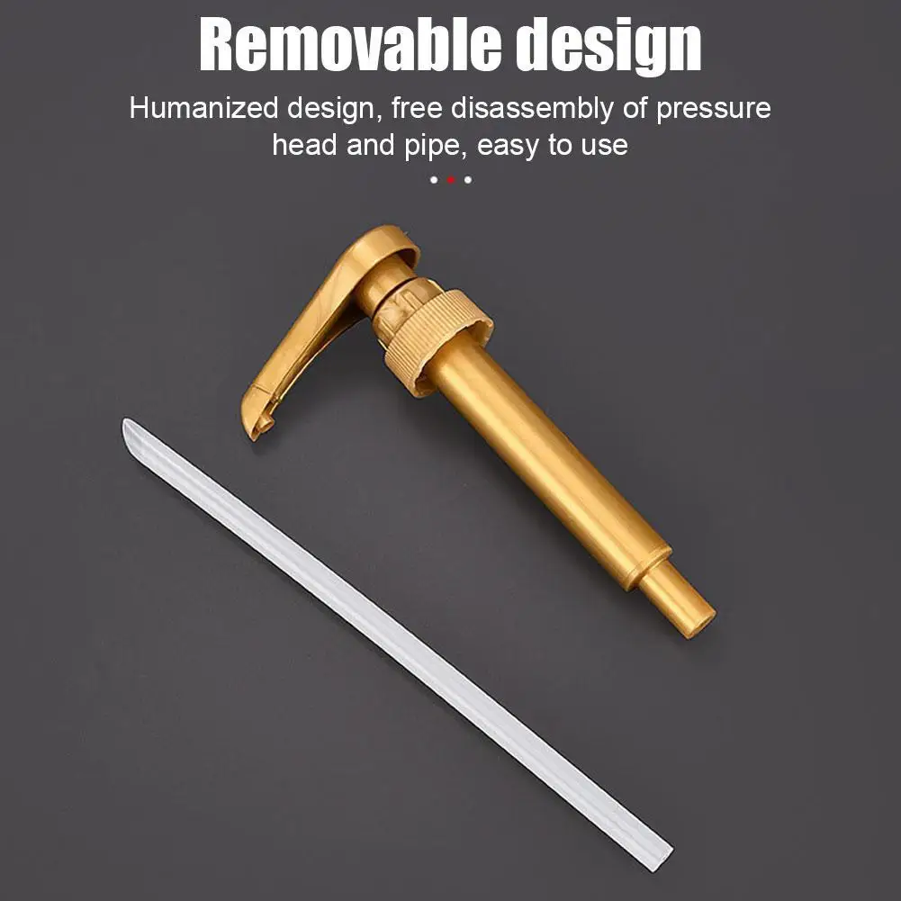 

1/4/6Pcs Syrup Pump Coffee Syrup Pump Dispenser Gold Syrup Pump for 750ml/ 25.4oz Syrup Bottle Syrup Pumps for Coffee Bar