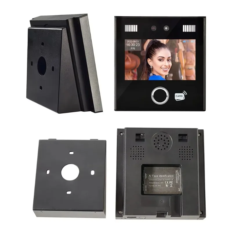Biometric AI Face Recognition  QR Code Reader Access Control System Card Fingerprint Time Attendance Machine