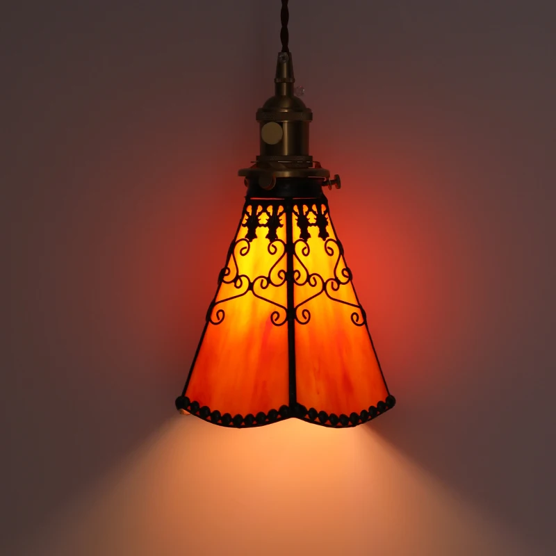 

American retro chandelier creative personality art atmosphere brass restaurant lamp Room decoration Room decoration