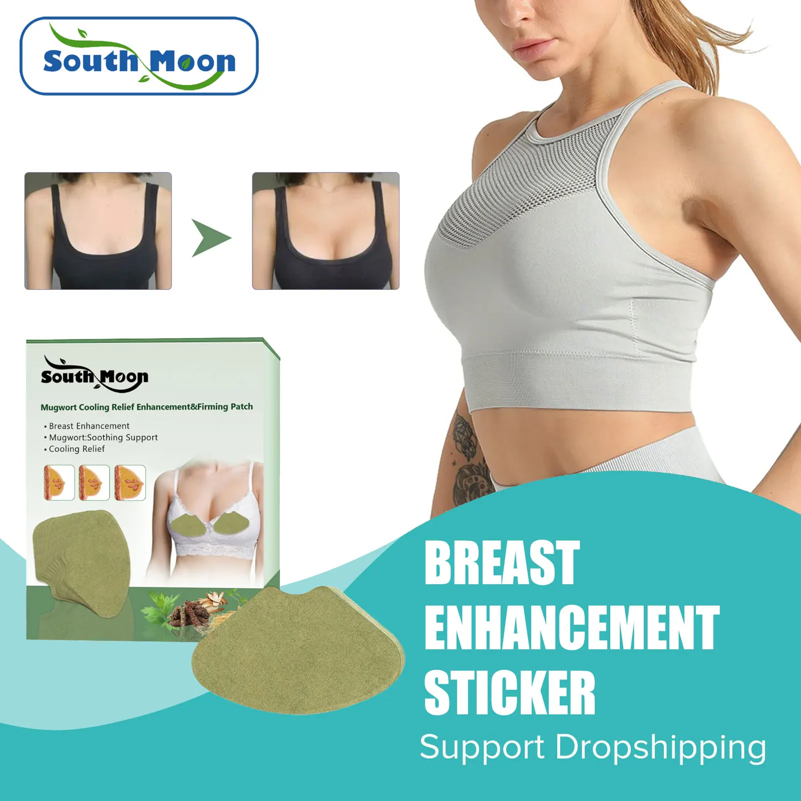 

Breast Enlargement Patch Bust Firm Lifting Boobs Enhancer Size Up Anti Sagging Increase Elasticity Moisturizing Bust Plump Care