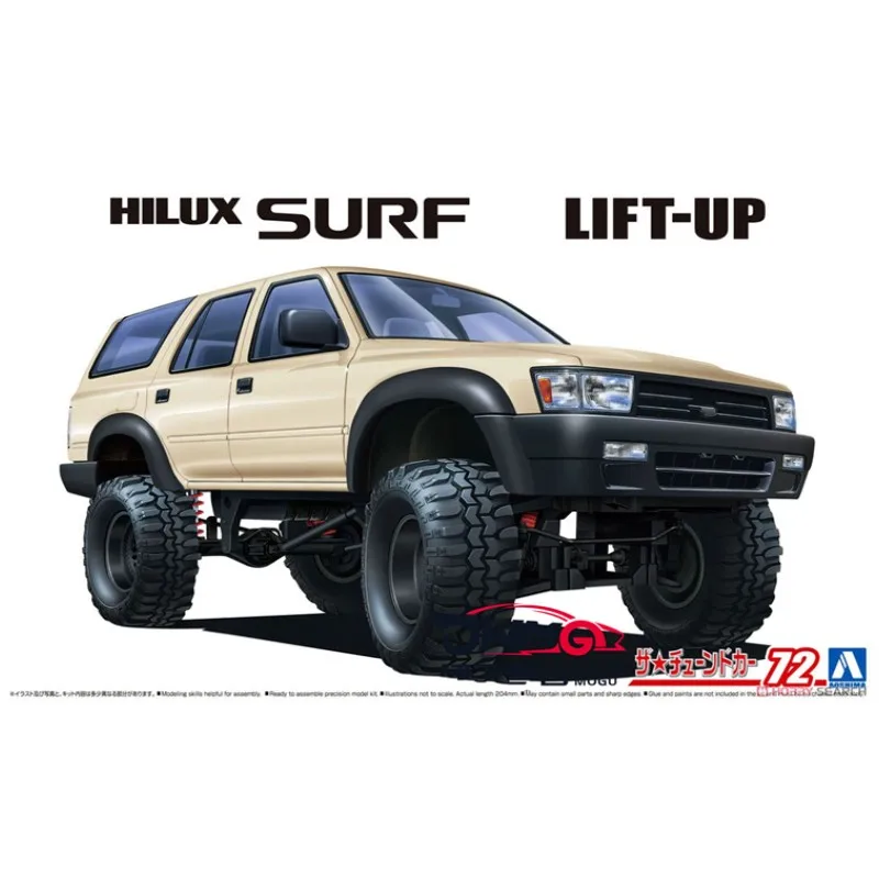 AOSHIMA 06397 1/24 Scale Model VZN130G HILUX SURF LIFT UP '91 Car Assembly Car Model Building Kits For Adults Hobby DIY