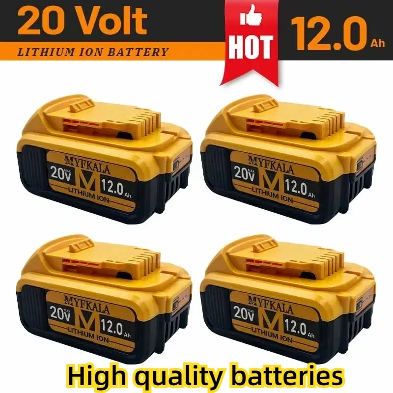 

100% Original 12000mAh 20V for Dewalt Power Tool Battery DCB206 20V 18.0Ah Battery DCB206 20V Battery DCB205 DCB200