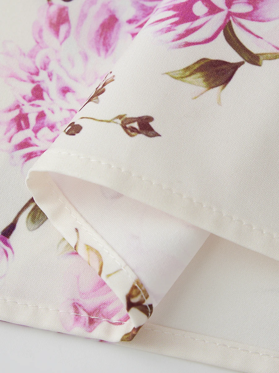 Robe longue d'été pour femmes, sans manches, dos nu, à nouer, imprimé floral, balançoire