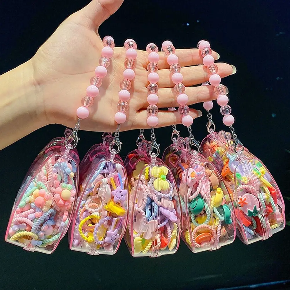 

Fashion Cute Cartoon Hair Ropes Sweet Headwear Rubber Bands High Elastic Not Hurt The Hair Bow Hair Ties for Kids