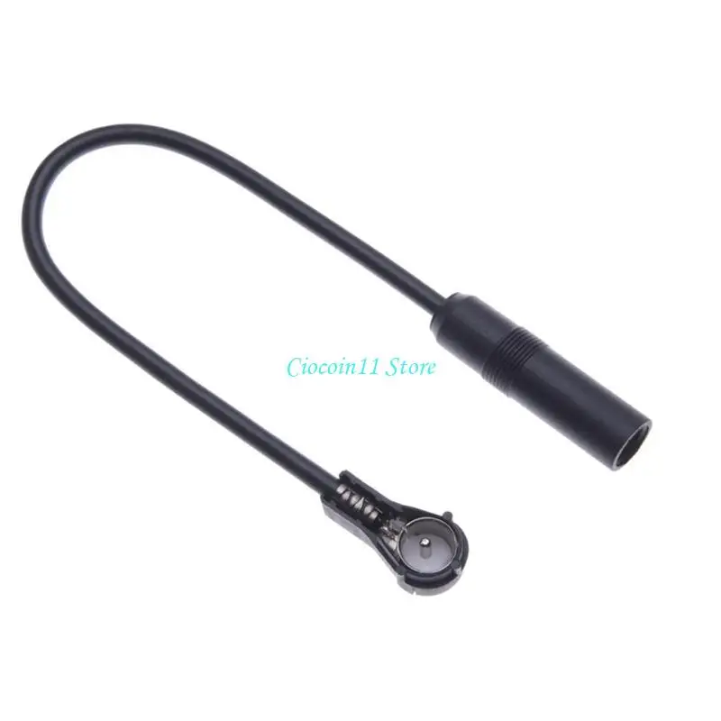 Car Radio Antenna Extension Conversion Cable Connector Adapter, 30cm, DIN Plugs Male to Female Socket for Vehicle Radios