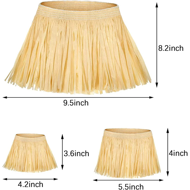 A26P Scarecrow Straw Kit Paper Scarecrow Costume Accessories Neck Arm and Ankle Ties for Party Accessory Decoration