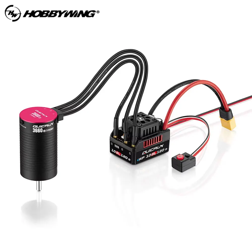 

HobbyWing QuicRun WP 10BL120 G2 120A ESC 3652 3660 G2 Бесщеточный двигатель для радиоуправляемой модели автомобиля 1/10