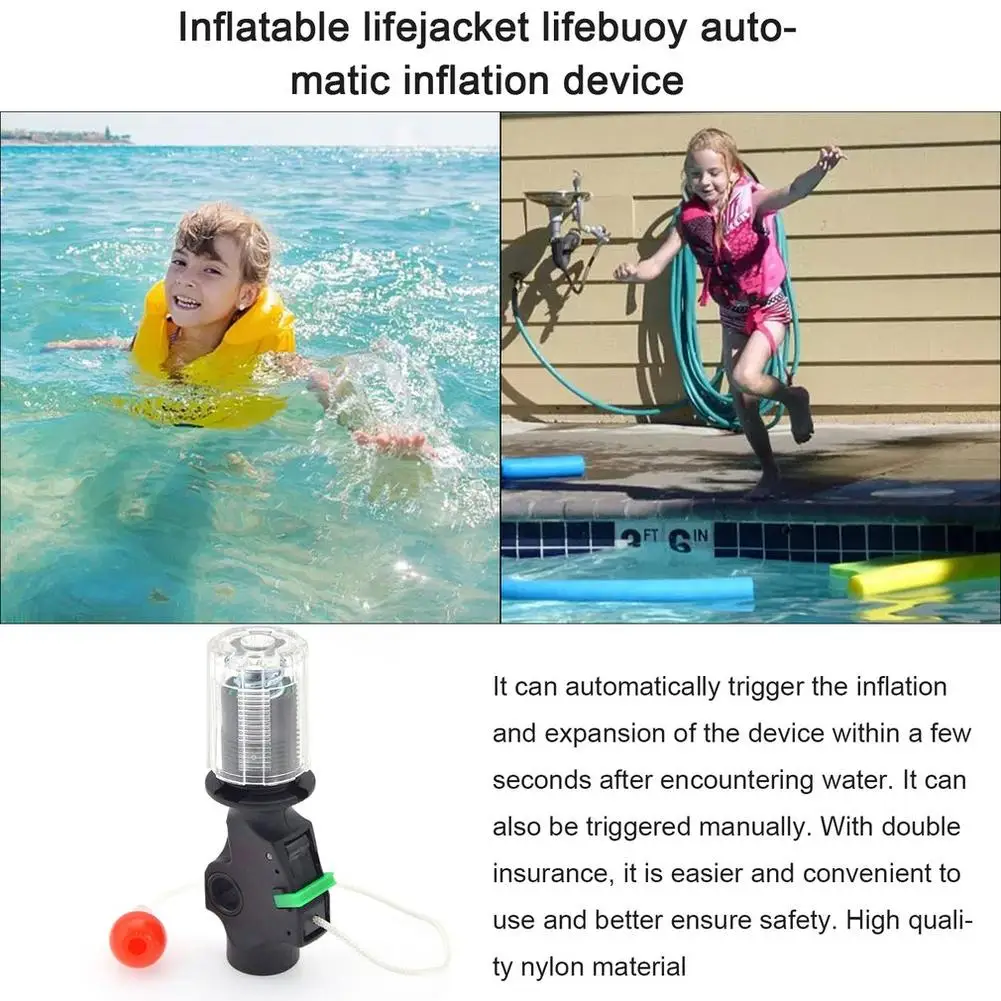 Inflatable Life Jacket Accessories Automatic Inflator Device Life Vest Inflation Accessories For Diving Water Sports Lifebuoy