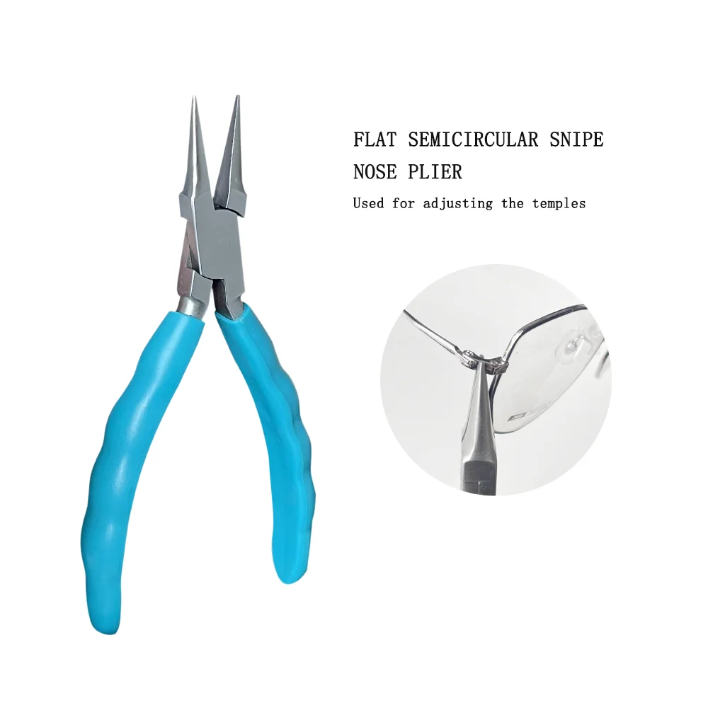 3T-AC14 Optical Hand Tool Eye Glasses Nose Pad Adjusting Pliers Clamp on Glasses Instrument