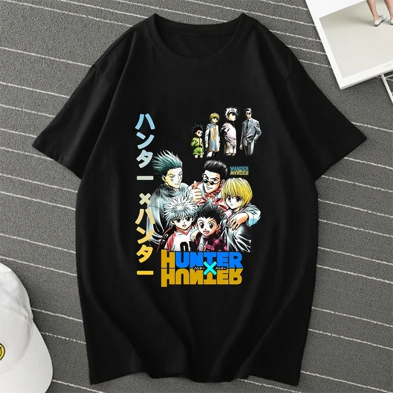 Hunter X Killua Zoldyck T-Shirt for Men and Women, Cotton Tops, Casual Streetwear, Plus Size, Summer Clothing