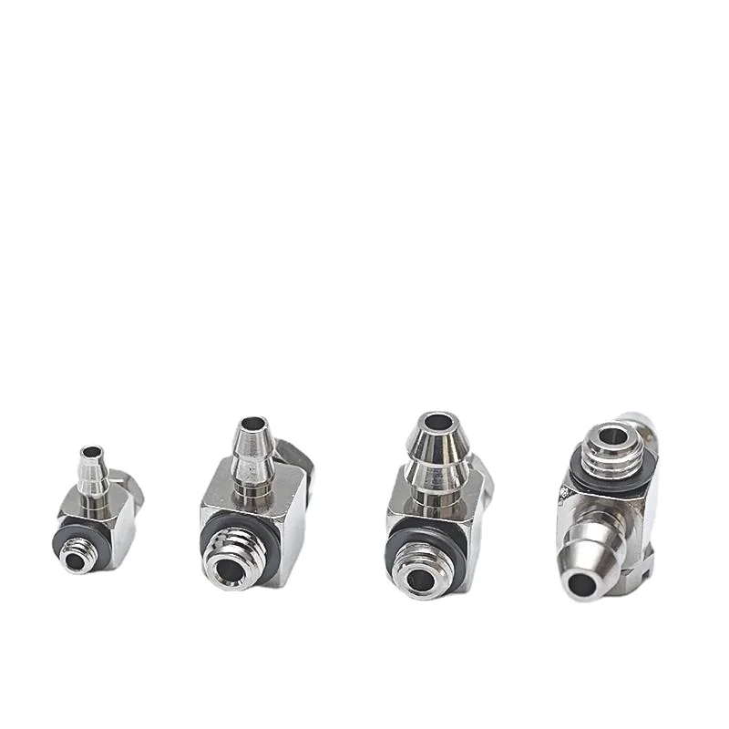 

M3 M4 M5 M6 Tee 3Way Metal Mini Hose Barb Brass Nickl Plated Pipe Air Fitting Counnector Adapter Coupler Pneumatic Quick Connect