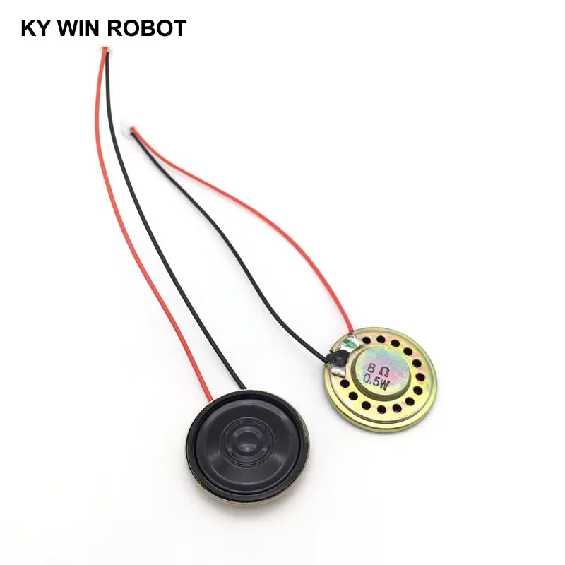 2pcs New Ultra-thin speaker 8 ohms 0.5 watt 0.5W 8R speaker Diameter 30MM 3CM thickness 5MM with PH2.0 terminal wire length 10
