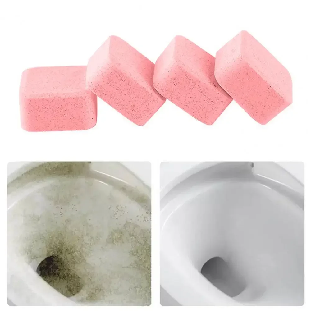 Removing urine dirt powder toilet cleaner effervescent tablets automatically and quickly dissolve