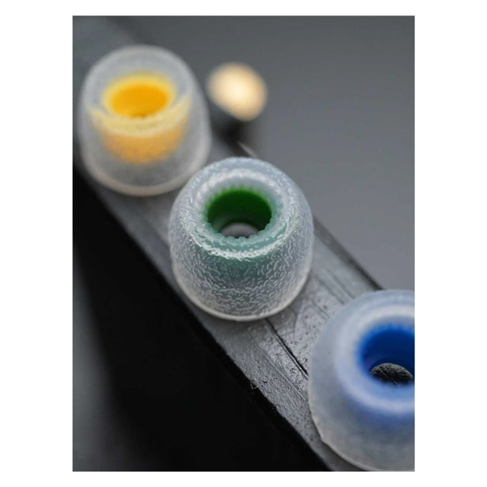Exquisite-3 Pairs Wide Bore Ear Tip, Replacing Eartips, In-Ear Earphones Silicone Noise Isolating Grade Earplugs