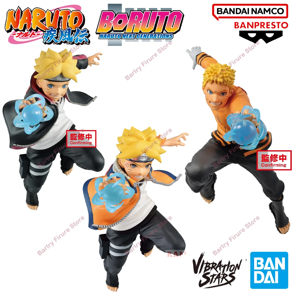 Em estoque BANPRESTO Vibration Stars Boruto: Naruto Próximas Gerações Uzumaki Naruto Uzumaki Boruto Anime Firgure Caixa Modelo Brinquedos